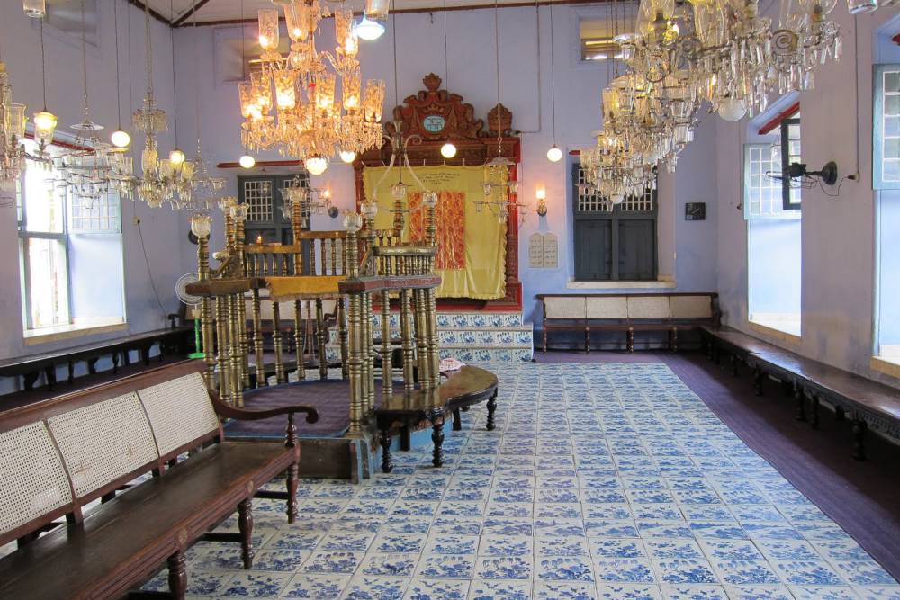 Cochin Jewish Synagogue in Mattancherry