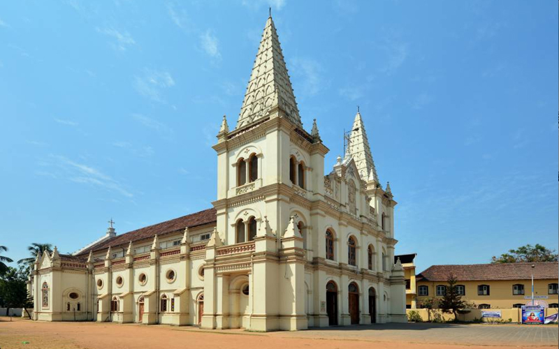 Santa Cruz Basilica is a religious and architectural landmarks in Kochi